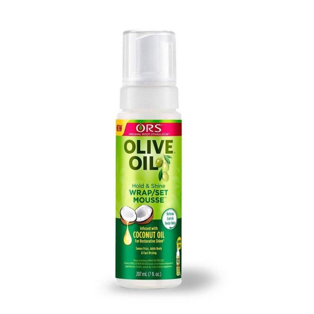 ORS Olive Oil Hold & Shine Wrap/Set Mousse Infused with Coconut Oil-Hold Level 3